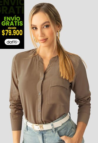 Camisa Mujer Chocolate Mp 112233 MP