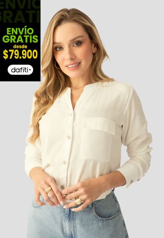 Camisa Mujer Crema Mp 112233 MP