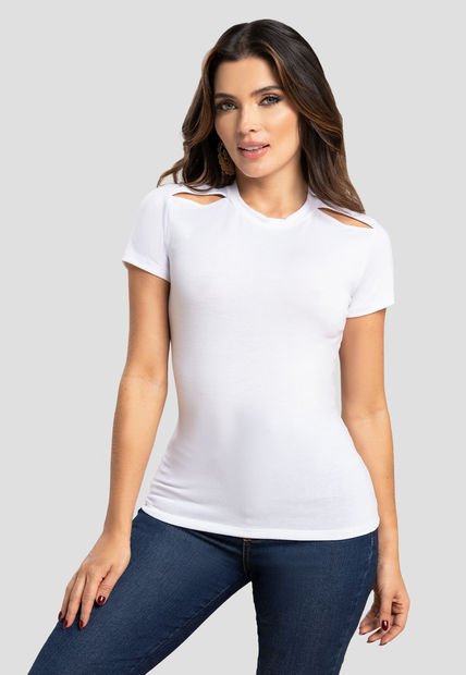 Camiseta Mujer Blanco Mp 104208