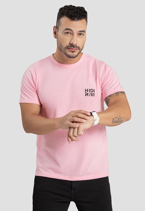 Camiseta Hombre Rosado Mp 101746