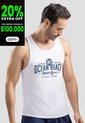 Camisilla Paq X2 Hombre Azul-Blanco Mp 113958 de MP