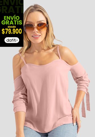 Blusa Mujer Rosa Polvo Mp 112318 MP