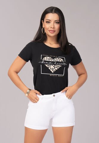 Camiseta Mujer Negro Mp 102930 MP