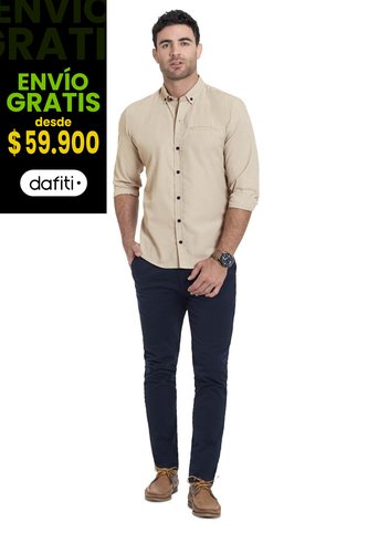 Camisa Adulto Masculino Caqui MP MP
