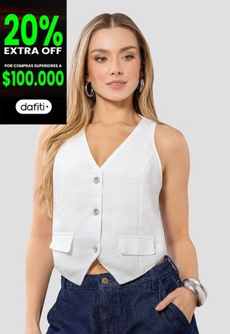 Chaleco Mujer Marfil Mp 111273 MP
