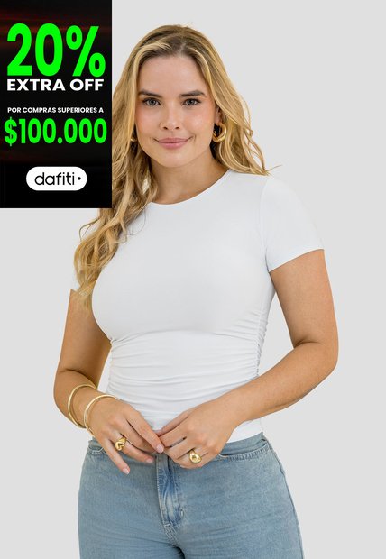 Blusa Mujer Blanco Mp 113732