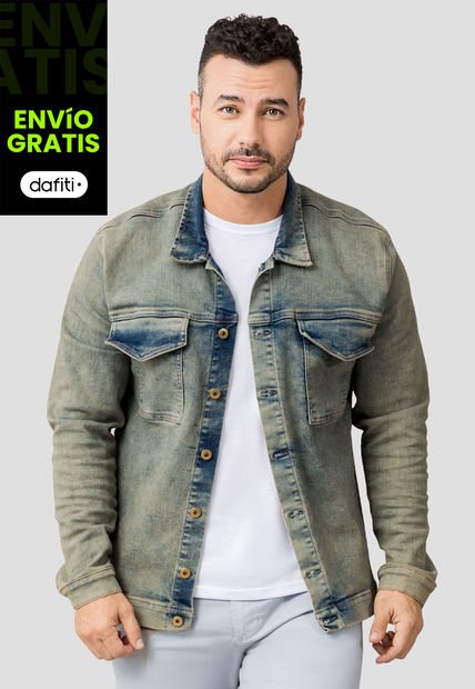 Chaqueta Hombre Azul Mp 108280