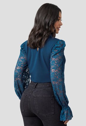 Blusa Mujer Azul Profundo Mp 110416