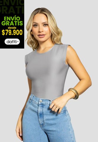 Blusa Mujer Gris Claro Mp 112213 MP