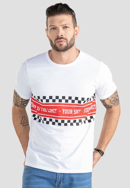 Camiseta Hombre Blanco Mp 100118