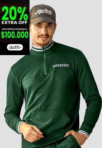 Buzo Hombre Verde Pino Mp 113764 MP