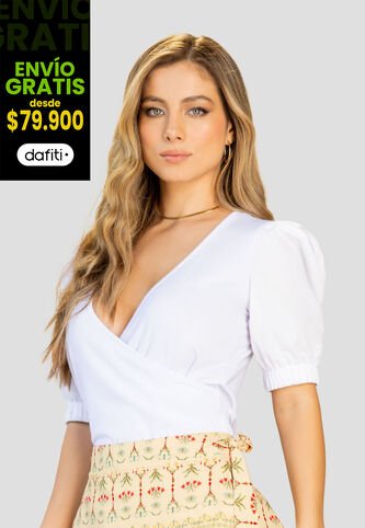 Blusa Mujer Blanco Mp 112219 MP