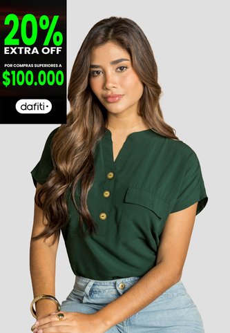 Blusa Mujer Verde Pino Mp 110853 MP