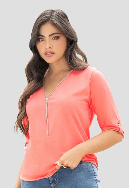 Blusa Mujer Salmon Mp 110678