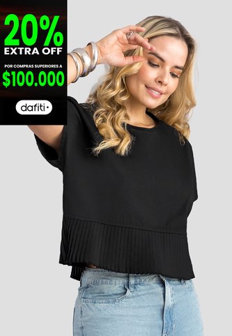 Blusa Mujer Negro Mp 113568 MP