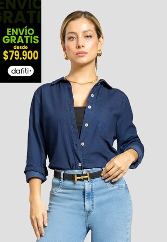 Camisa Mujer Azul Mp 111861 MP