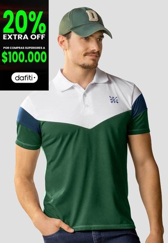 Polo Hombre Verde Pino Mp 105397 MP