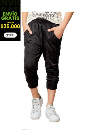 Jogger Para Niño Negro MP