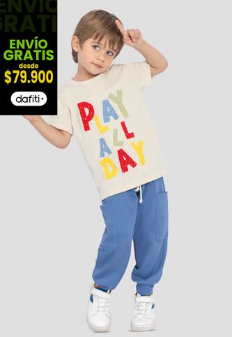 Conjunto Niños Infantil Bicolor Mp 111168 MP