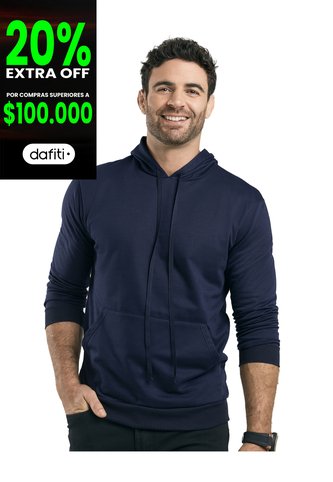Buzo Hombre Azul Profundo Mp 89754 MP