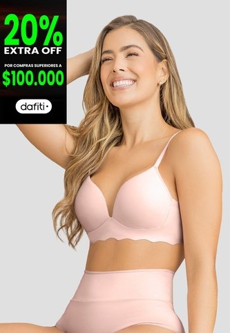 Brasier Mujer Rosa Mp 1618 MP