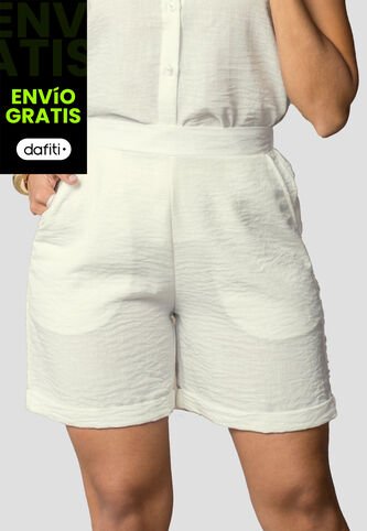 Bermuda Mujer Marfil Mp 113569 MP