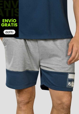 Bermuda Hombre Gris-Azul Mp 111243 MP