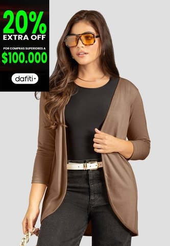 Cardigan Mujer Chocolate Mp 105844 MP