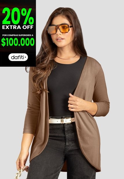 Cardigan Mujer Chocolate Mp 105844