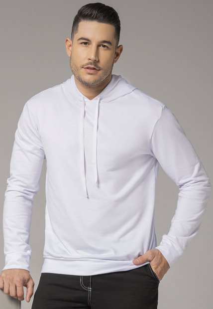 Buzo Hombre Blanco Mp 393