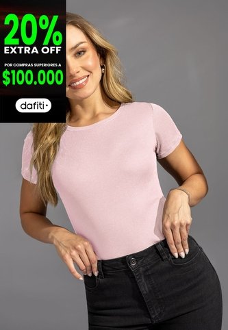 Camiseta Mujer Rosa Mp 113376 MP