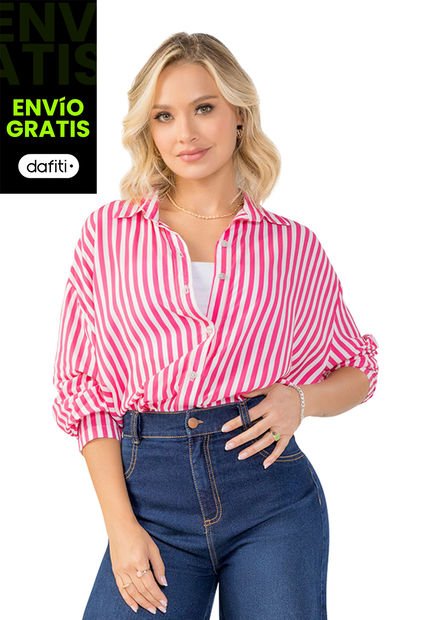 Camisa Mujer Estampado Mp 8369