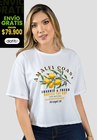 Camiseta Mujer Blanco Mp 111405 MP