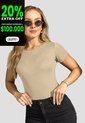 Camiseta Mujer Latte Mp 113376 de MP