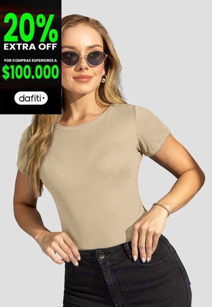 Camiseta Mujer Latte Mp 113376