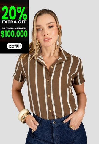 Camisa Mujer Estampado Mp 113209 MP