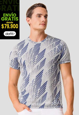 Camiseta Hombre Estampado Mp 111810 MP