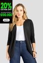 Cardigan Mujer Negro Mp 105844 de MP