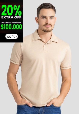 Polo Hombre Latte Mp 113254 MP
