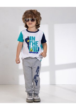 Camiseta Paq X2 Infantil Multicolor Mp 7531