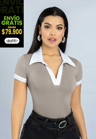 Polo Mujer Café Pardo Mp 111394 MP