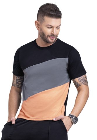 Camiseta Hombre Negro Mp 6069 MP