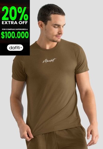 Camiseta Hombre Chocolate Mp 100495 MP