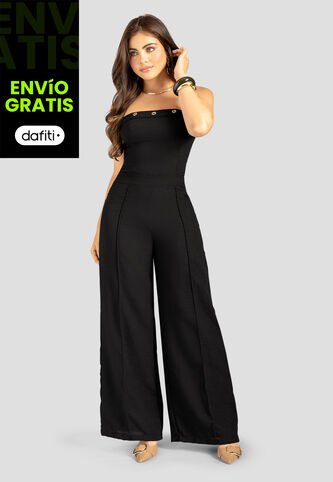 Enterizo Largo Mujer Negro Mp 113322 MP