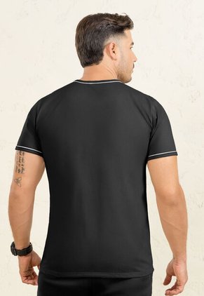 Camiseta Hombre Negro Mp 107015