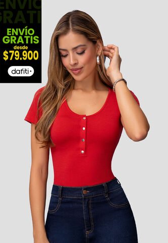 Blusa Mujer Rojo Mp 111998 MP