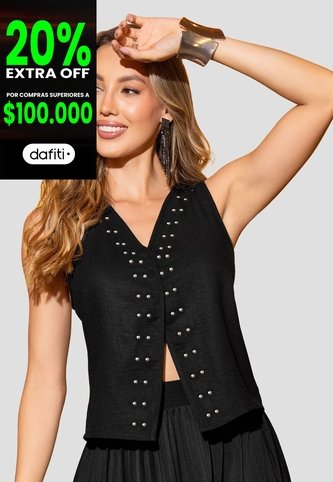 Blusa Mujer Negro Mp 113008 MP