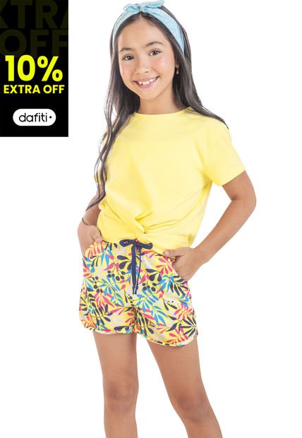 Imagen de Short Infantil Femenino Multicolor Mp por MP