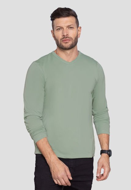 Camibuzo Hombre Verde Oliva Mp 102564