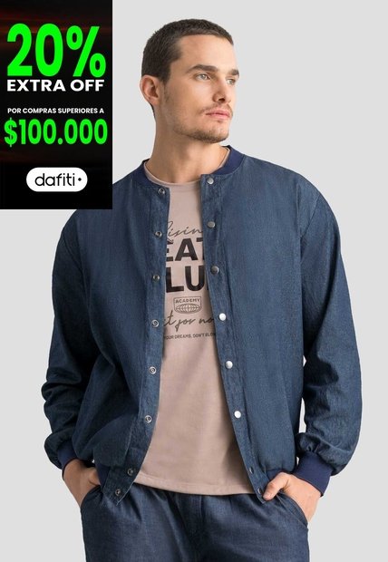 Chaqueta Hombre Azul Oscuro Mp 112738